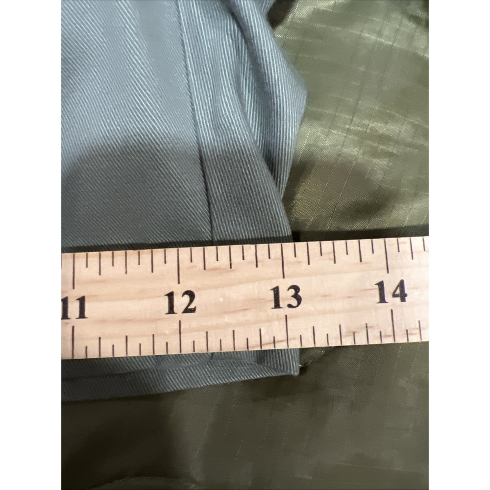 LL Bean Men's Pleated Khaki Shorts 35 Olive Green Comfort Waist Outdoor Staple - Picture 12 of 15